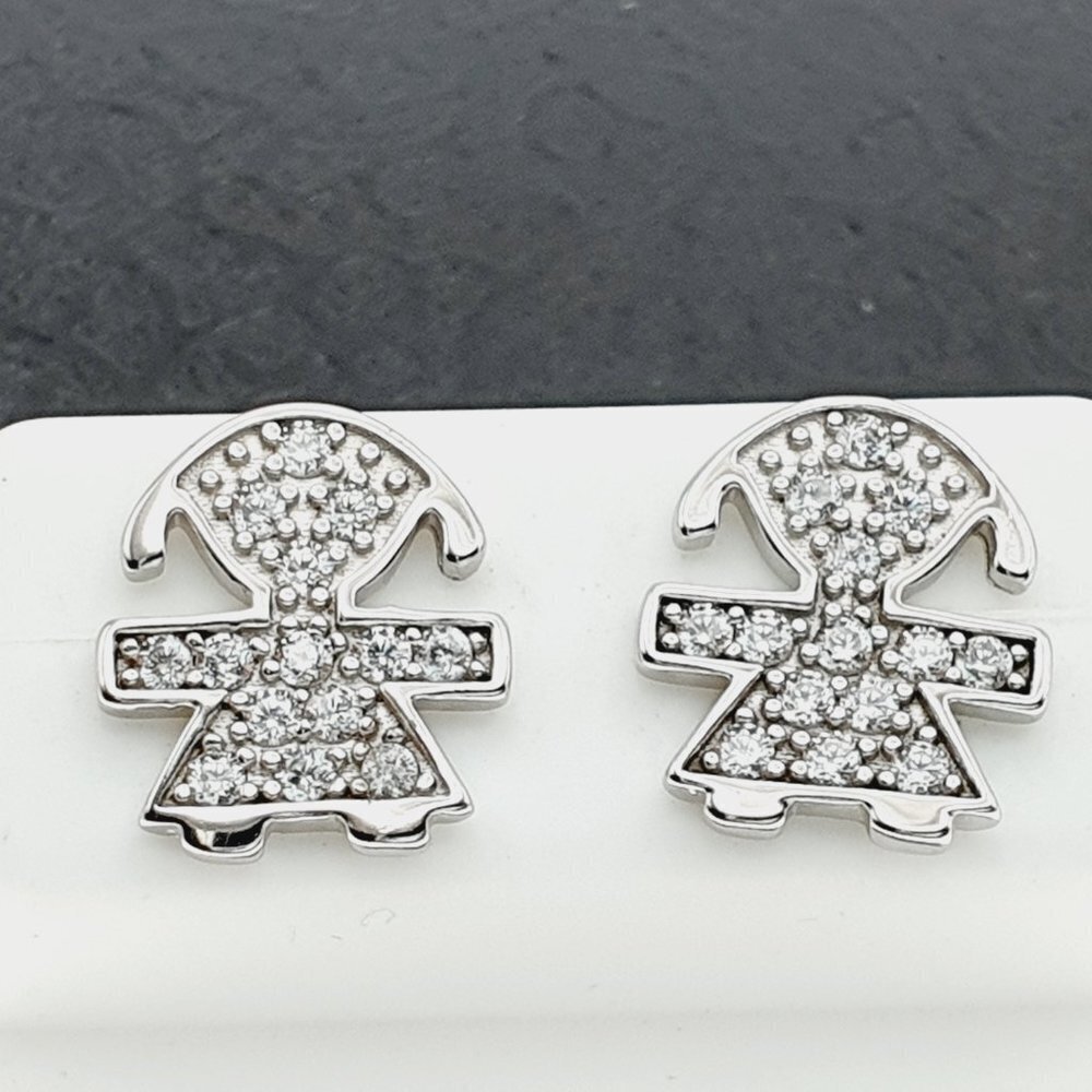 925 sterling silver luxury CZ earrings for women/girls, Best for RJUS2140